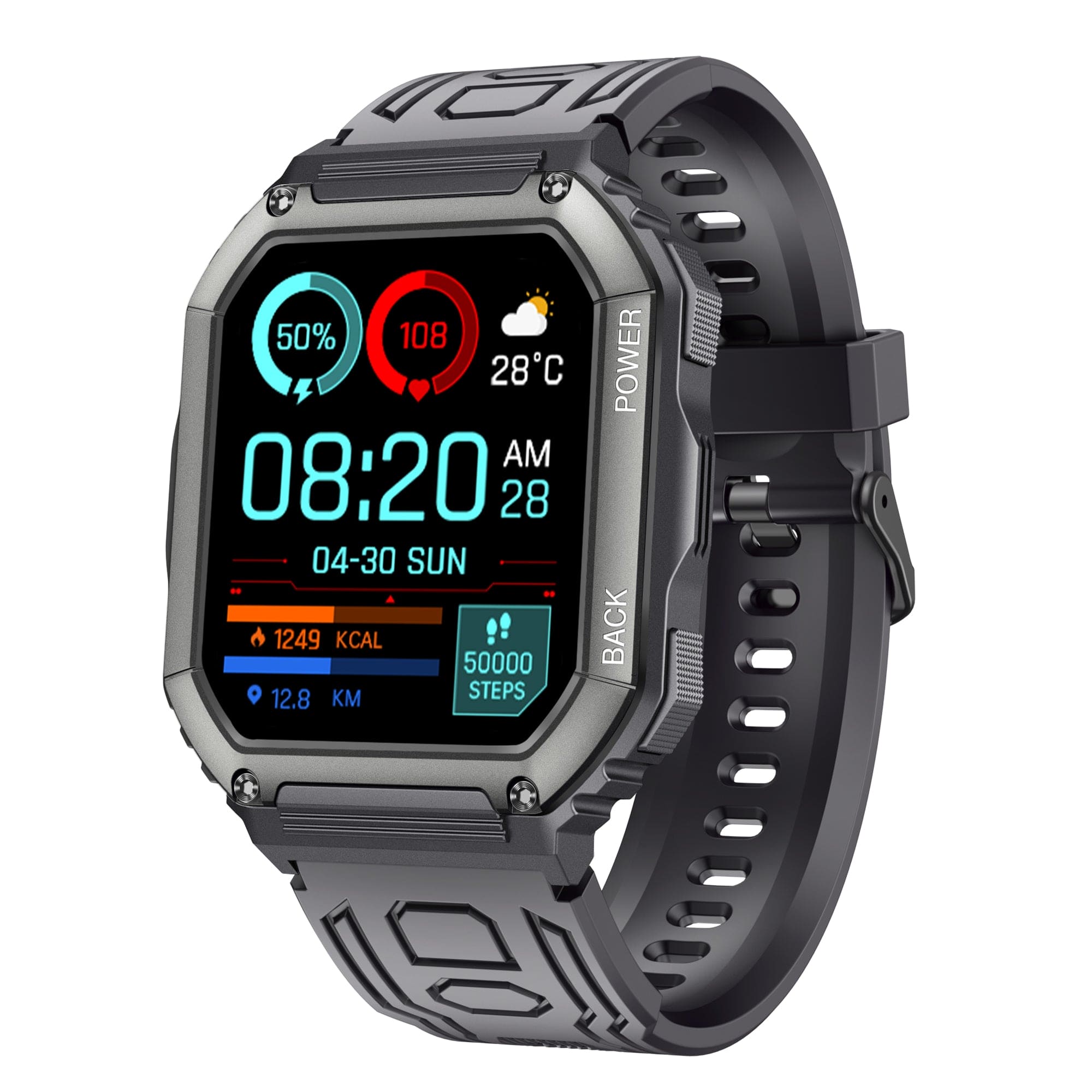 Smart Watch for Men and Women Adventure for Android and IOS iPhone, Answer/Make Calls water resistant Smart Watch for Men and Women Adventure for Android and IOS iPhone, Answer/Make Calls water resistant